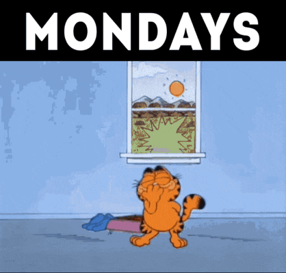 Mondays Garfield GIF