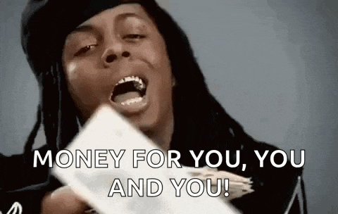 Money Rain GIF