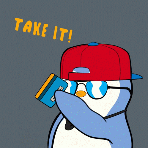 Money Swipe GIF. This 498 x 498 animated GIF is part of our loadsamoney collection. Related themes include money, penguin, pudgy. Created by PudgeDonatello…