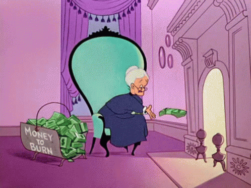 Money To Burn GIF. This 498 x 372 animated GIF is part of our throwing money away collection. Related themes include money. View the original animation…