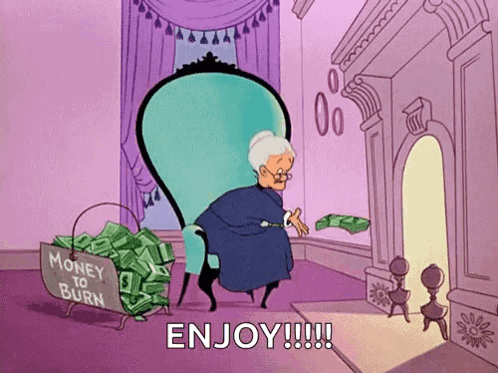 Money To Burn Throwing Away Money GIF. This 498 x 373 animated GIF is part of our throwing money away collection. Related themes include money. Created by…