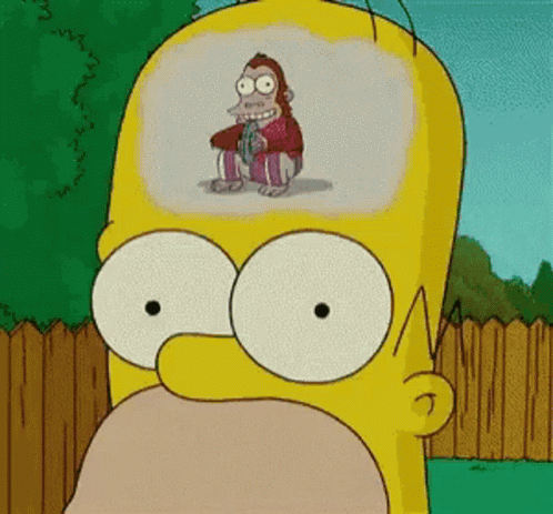 Moneybrain Healing GIF. This 498 x 463 animated GIF is part of our homer affe im kopf collection. Created by Quintonsquill. View the original animation…