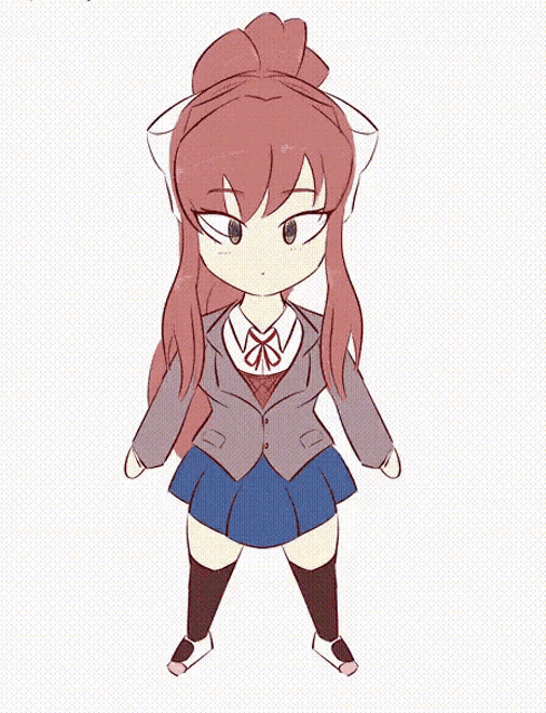 Monika Funny Dance GIF