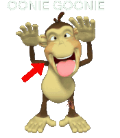Monkey Sticker