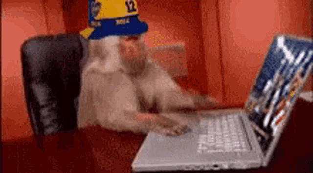 Monkey Computer GIF