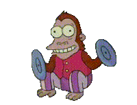 Monkey Cymbals Sticker