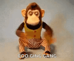 Monkey Tambourine GIF