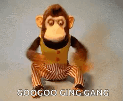 Monkey Tambourine GIF