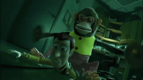 Monkey Toys Story GIF