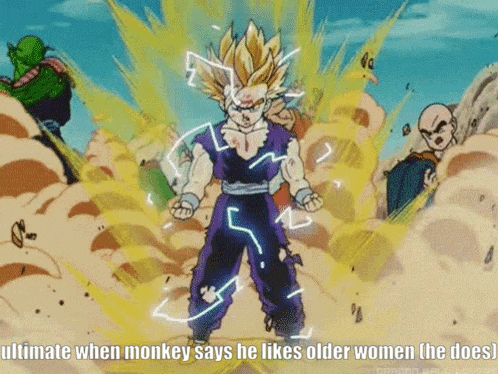Monkeyybombb Gohan GIF