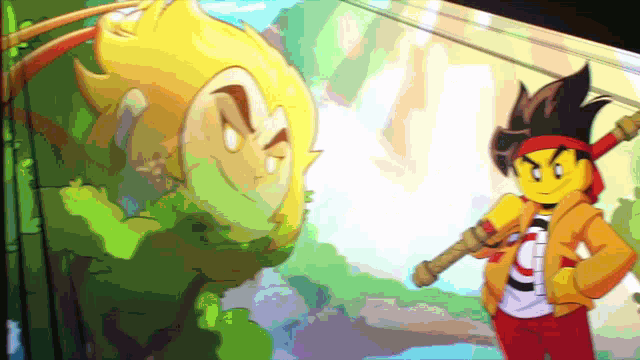 Monkie Kid Lego GIF