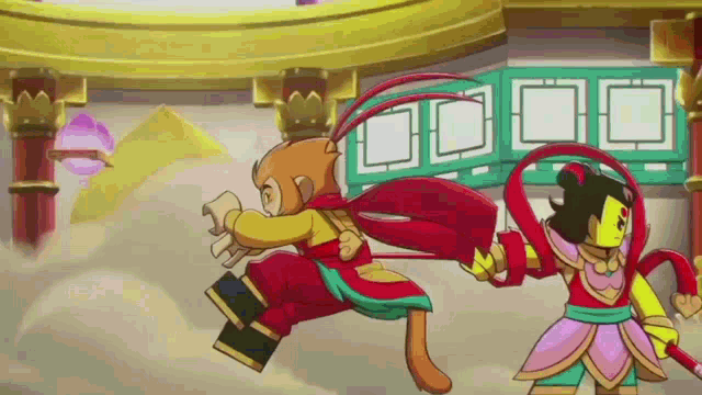 Monkie Kid Monkie Kid Fight Scene GIF
