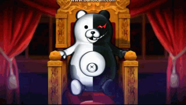 Monokuma Execution GIF