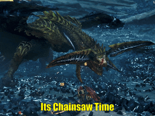 Monster Hunter Chainsaw GIF. This 498 x 374 animated GIF is part of our monster hunter charge blade collection. Created by Riary. View the original…