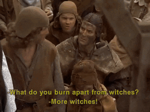 Monty Python And The Holy Grail Bevedere Witch Duck Arthur Scales Monty Python'S Holy Grail GIF. This 479 x 359 animated GIF is part of our monty python…