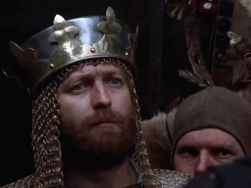 Monty Python And The Holy Grail King Arthur GIF. This 498 x 373 animated GIF is part of our monty python and the holy grail collection. Related themes…
