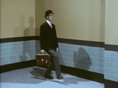 Monty Python Silly Walk GIF