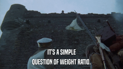 Monty Python Weight Ratio GIF