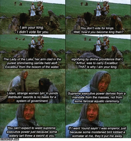 Monty Python GIF. This 460 x 498 animated GIF is part of our monty python holy grail collection. Related themes include monty python. Created by Rev516…