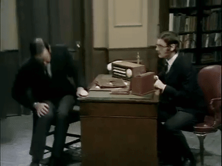Monty Python'S Flying Circus Ministry Of Silly Walks John Cleese Michael Palin GIF