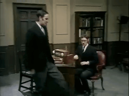 Monty Python'S Flying Circus Ministry Of Silly Walks Office Endless GIF