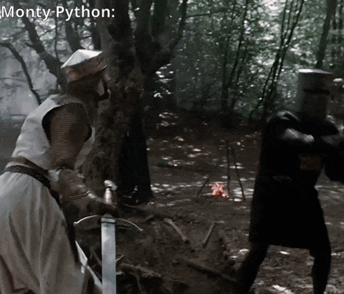 Monty Python'S Holy Grail Black Knights Just A Flesh Wound Arthur The Holy Grail GIF. This 498 x 426 animated GIF is part of our monty python holy grail…