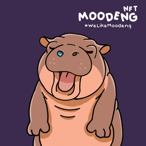 Moodengnft Hippo GIF