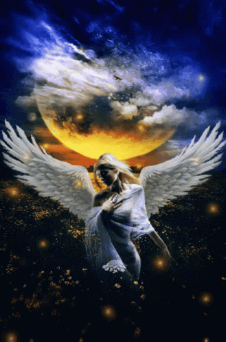 Moon Angel GIF