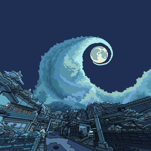 Moon Art GIF