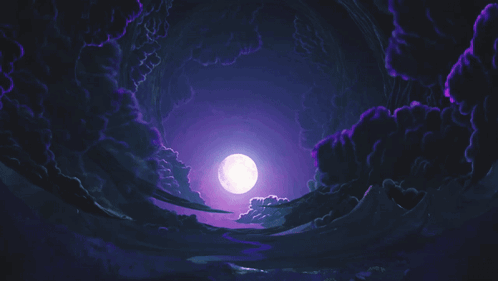 Moon Purple GIF