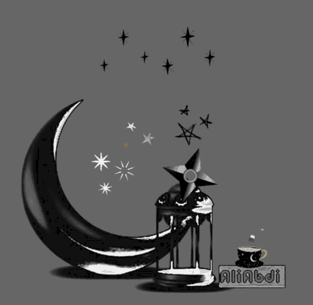 Moon Stars GIF