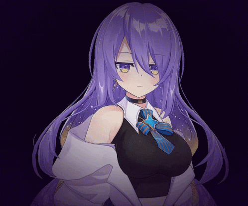 Moona Hoshinova Blowing Kisses GIF