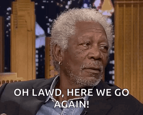 Morgan Freeman Im Done GIF