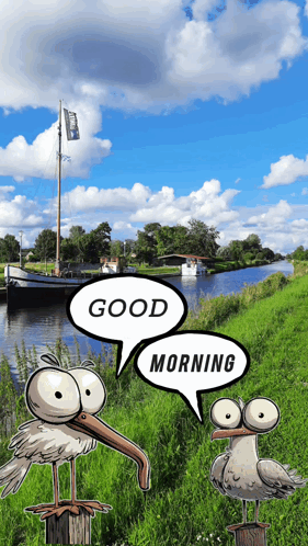 Morgen Bilder Möwie GIF