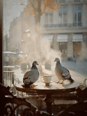 Morning Coffee Good Morning Coffee GIF. This 294 x 392 animated GIF is part of our funny pigeon collection. Related themes include coffee, coffee time, good…