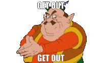 Morshu Get Out Sticker