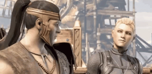 Mortal Kombat Cassie Cage GIF. This 498 x 244 animated GIF is part of our mortal kombat x collection. Related themes include shrug. Created by…