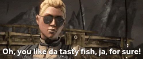 Mortal Kombat Cassie Cage GIF. This 498 x 206 animated GIF is part of our mortal kombat x collection. Related themes include fish. Created by masoncarr2244…