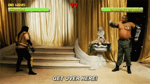 Mortal Kombat Get Over Here GIF. This 498 x 278 animated GIF is part of our scorpion get over here collection. Related themes include bring it on, get over…