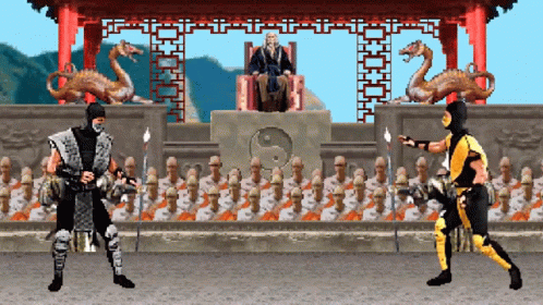 Mortal Kombat Hug It Out GIF. This 498 x 280 animated GIF is part of our scorpion get over here collection. Related themes include get over here. Created by…
