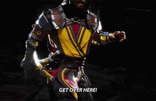 Mortal Kombat Scorpion GIF. This 498 x 322 animated GIF is part of our scorpion get over here collection. Related themes include come here, get over here…