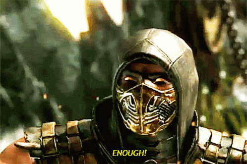 Mortal Kombat Scorpion GIF. This 498 x 331 animated GIF is part of our mortal kombat x collection. Related themes include enough, stop. Created by…