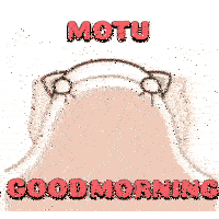 Motu Cute Morning Sticker