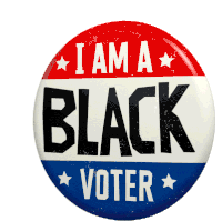 Moveon I Am A Black Voter Sticker