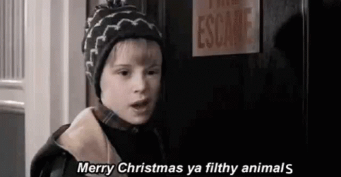Movies Home Alone GIF. This 498 x 259 animated GIF is part of our merry christmas ya filthy animal collection. Related themes include christmas, home alone…