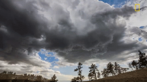 Moving Clouds World Meteorological Day GIF
