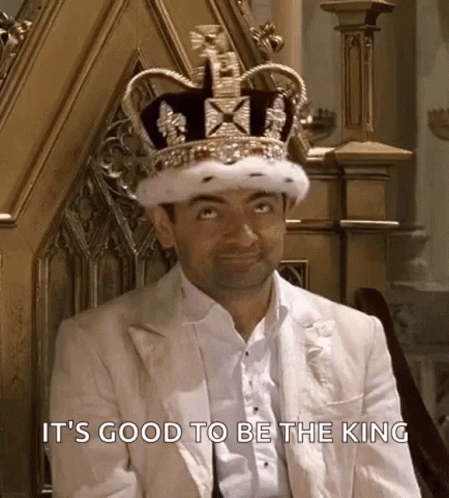 Mr Bean Crown GIF. This 449 x 498 animated GIF is part of our its good to be the king collection. Related themes include mr bean. Created by ChristinePack…