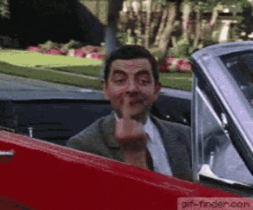 Mr Bean Middle Finger GIF. This 498 x 413 animated GIF is part of our mr bean finger collection. Related themes include middle finger, mr bean. Created by…