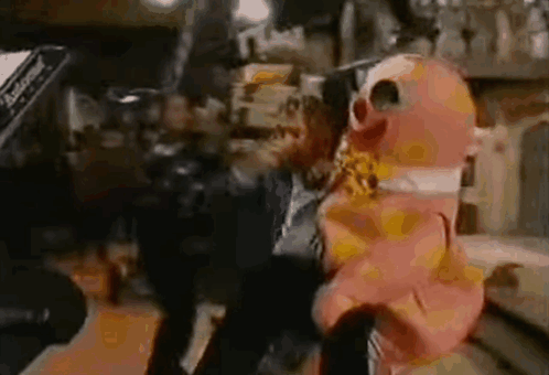Mr Blobby Noels House Party GIF. This 498 x 340 animated GIF is part of our mr blobby collection. Created by Chinnyhill10. View the original animation…