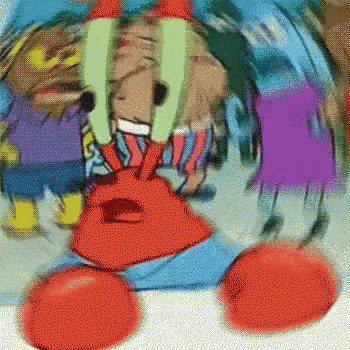 Mr Krabs Dizzy GIF